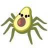 avocado-spider emoji